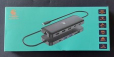 Laptop Docking Station Dual Monitor 11-in-1 USB C Docking Station with Dual 4K