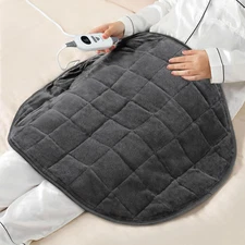 NOWWISH 5Lbs Weighted Heating Pad for Women, Electric Heated Weighted Blanket wi