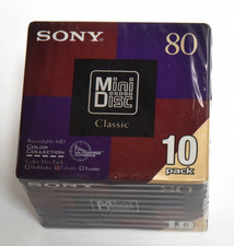  New  SONY MD 80 Classic MD MiniDisc lot of 10 260207
