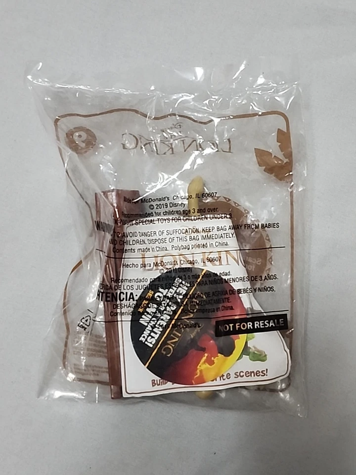 2019 Disney "The Lion King" Simba #9 McDonalds Happy Meal Toy ~ Sealed - Image 2 of 2