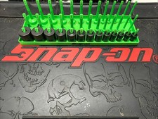 Snap On 3/8 Dr Shallow Impact Socket Set 13pc 1/4-1” 6pt Nice TRAY NOT INCLUDED!