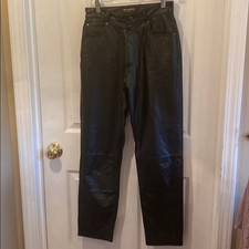 Wilson  s 6 black leather high waisted pants