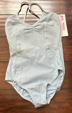 NWT Baltogs Extra Large Adult Light Blue Camisole Ballet Dance Leotard