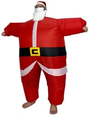 Inflatable Costume Sumo Santa Claus Adult Christmas Dress Up Cosplay Party Suit