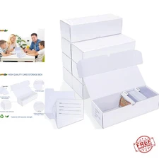 Trading-Card Storage Box, 8-Pack • 600 Count Corrugated Cardboard Storage wit...