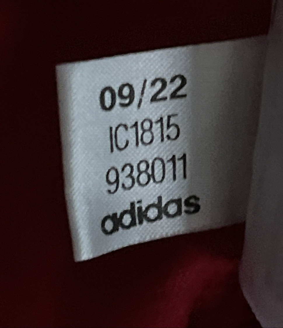 Adidas Arsenal Womens 12-14 Large T Shirt Oversized Red Short Sleeve Cannon thumbnail 8