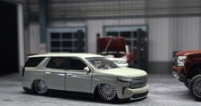 Greenlight 2023 Chevy Tahoe Premier 1/64 PERSONALIZADO cuadro/rueda intercambio cuerpo en 28s