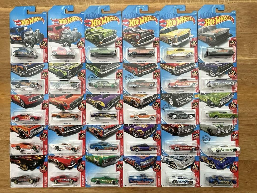 ホットウィール フレイムス30台セット Hot Wheels Flames 30