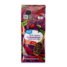 Great Value Colombian Whole Bean Coffee, Medium Dark Roast, 10 oz 11.68 per pound