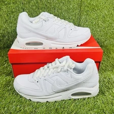 New Nike Air Max Command Leather Triple White 749760-102 Men's Size 12
