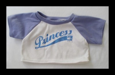 Build A Bear Workshop Purple & White Princess Top Tee