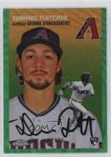 2023 Chrome Platinum Anniversary Green Wave Refractor 2/99 Dominic Fletcher 0jk5