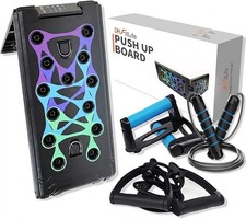 DH FitLife Push-up board with handles and fit...