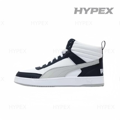 Puma Dribble Mid 'Navy Ash Grey' Men 400980-03 New Size