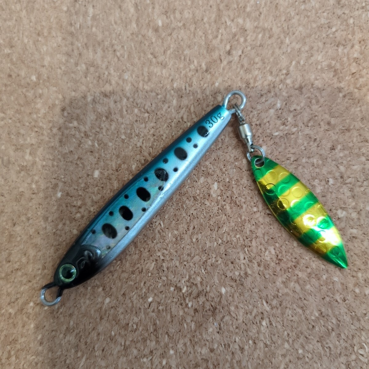 Daiwa TG BAIT C-11965 30g Tungsten Metal Jig Blue Fish Offshore Used - Image 2