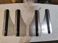 New Full Set of 4 Deflecta Shield Running Board Mud Flaps Stone Guard