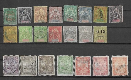 Madagascar - mostly USED early period stamps