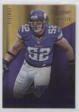 2014 Panini Prestige Extra Points Purple 2/100 Chad Greenway #149 0c6