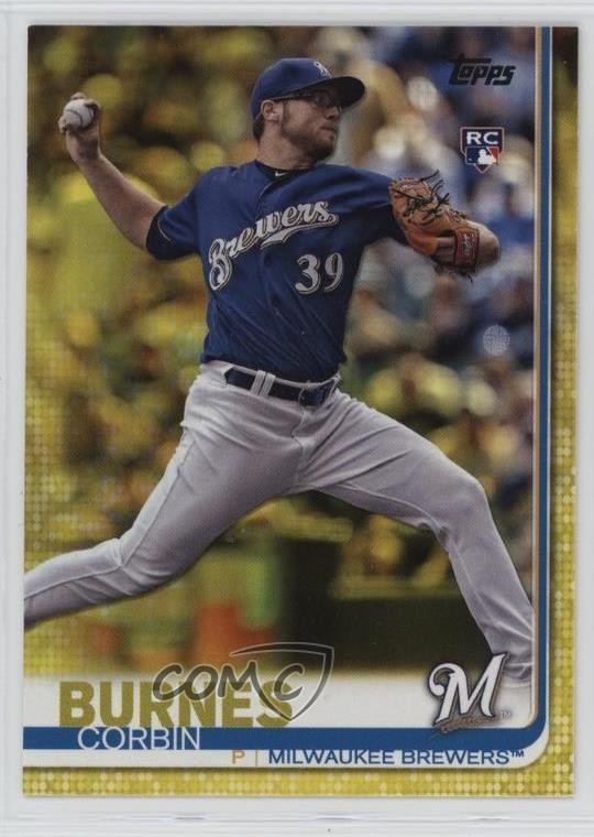 2019 Topps Walgreens Yellow Corbin Burnes #94 0h99