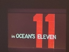 OCEANS 11 1960 16MM COLOUR SOUND CINE FILM FEATURE FRANK SINATRA
