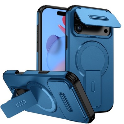For iPhone 17 Pro Max 16 15 14 13 12 11 Shockproof Mag Safe Case Slide Len Cover