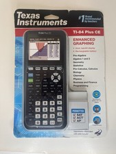 Texas Instruments TI-84 Plus CE Graphing Calculator - Black - Factory Sealed NEW