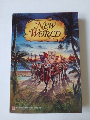 New world Avalon Hill Englisch Brettspiel 1990 Selten Retro
