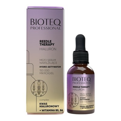 Bioteq Hyaluron Mikronadeln Serum Microneedles Meso Gesichtsserum Mezo VitB5 B6