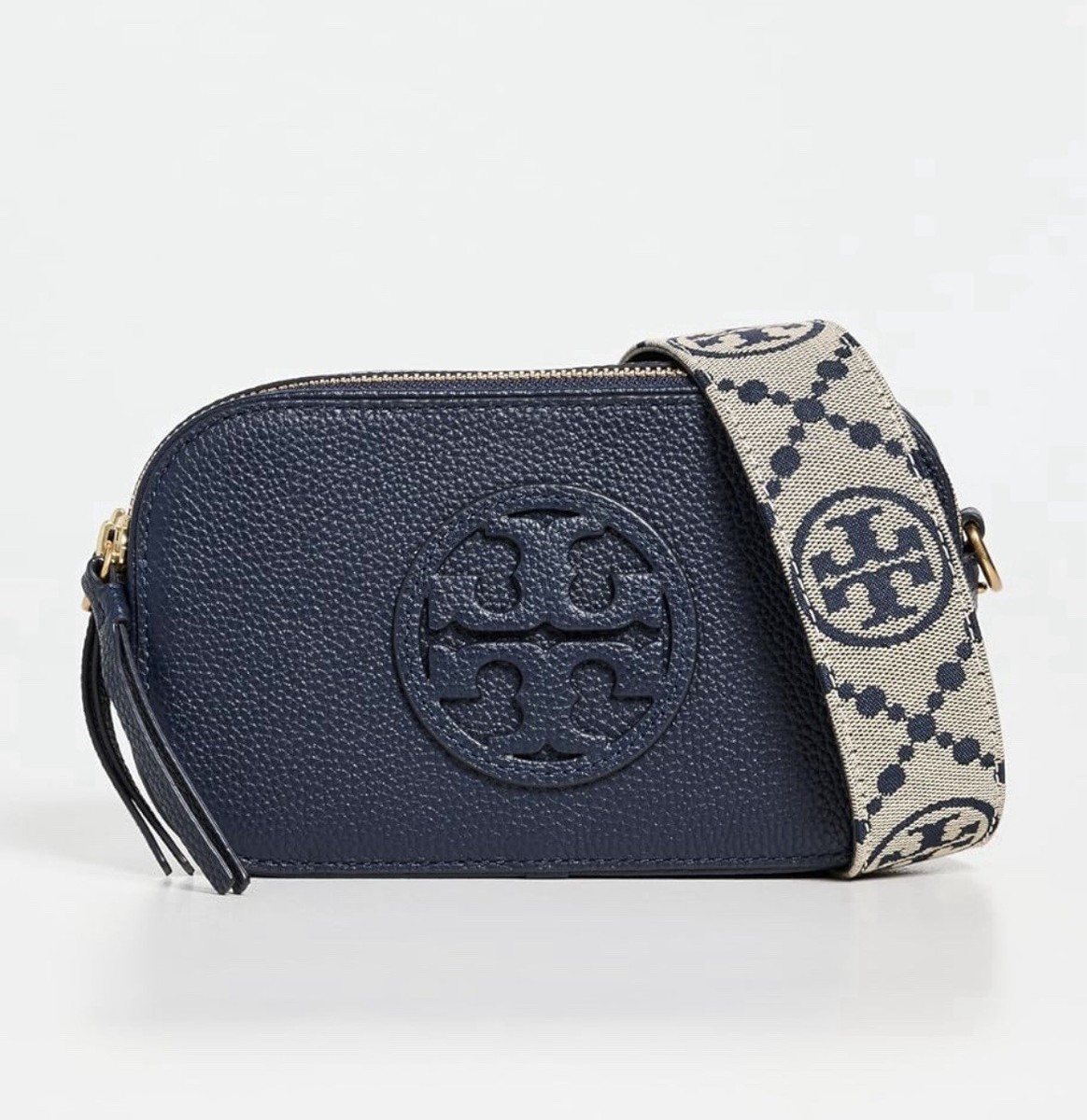 激安・直営店★Tory Burch MINI MILLER CROSSBODY BAG 150153 Tory Burch NWT Mini Miller Crossbody Bag In Tory Navy Style