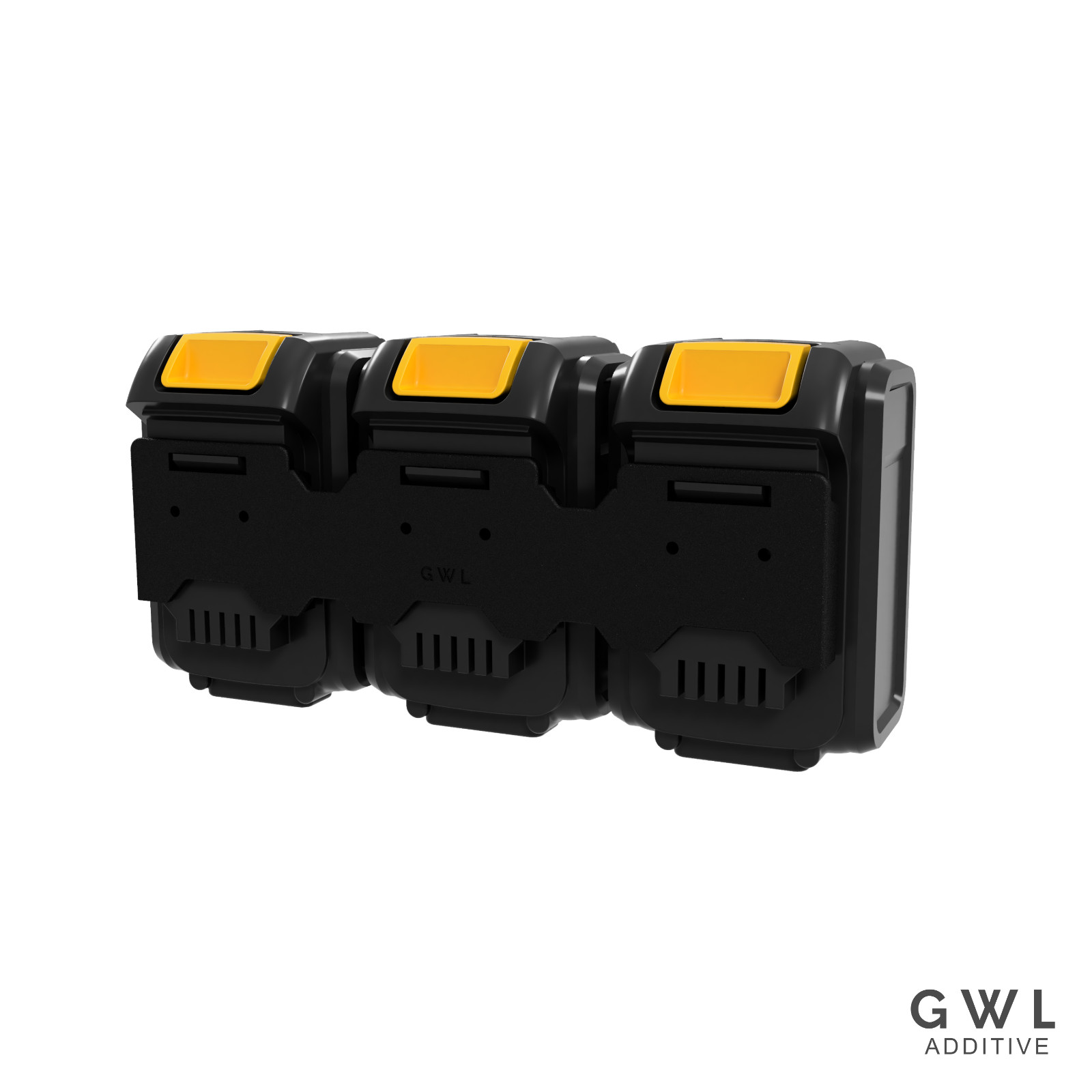Wandhalterung passend für DeWalt Akku 18V 54V Akkuhalter Wandhalter Halter 2