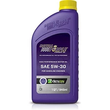 Royal Purple 01530 High Performance Synthetic Oil 5W30, 1 Quart - 6 Pack
