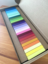 Dominoes by Block Design Gradient Rainbow Wooden Montessori Style Lovely NWOT