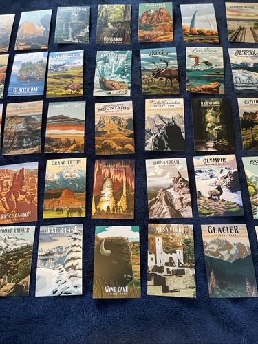 Lot of 55 National Parks Post cards Lantern Press - Picture 3 of 9