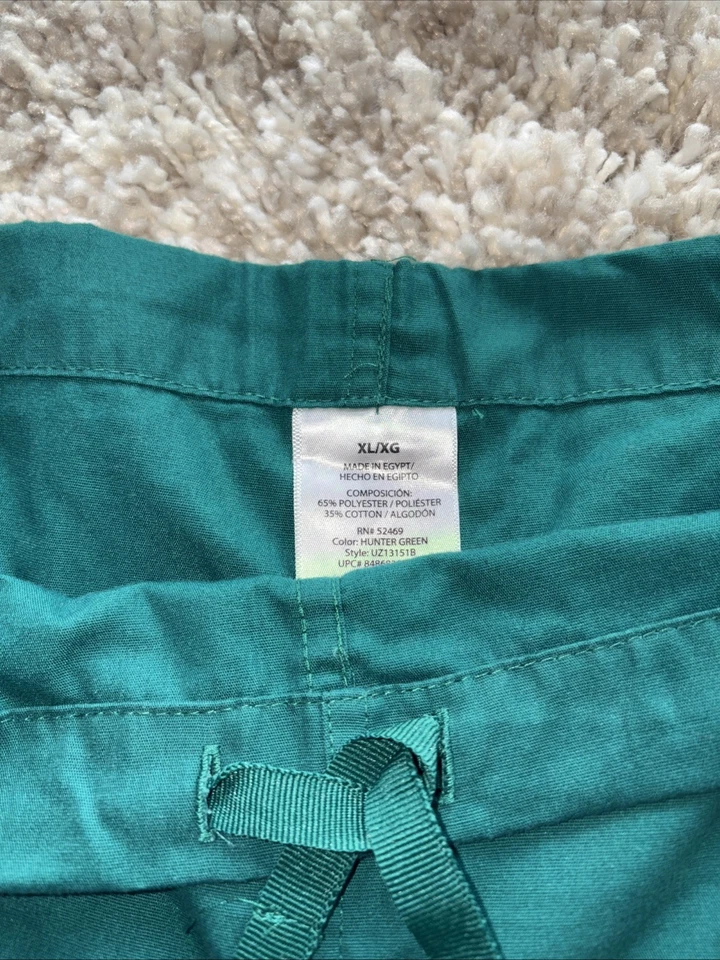 Pantalones Médicos SB Para Mujer TALLA XL VERDE Cordón Cintura Foto 2 de 4