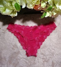 Vintage Victorias Secret Rushed Back Pink Cheekini OS Production 2012