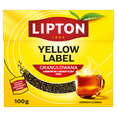 5063270108574 Lipton Yellow Label Herbata czarna granulowana 100 g EKATERRA