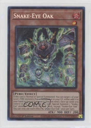Snake-Eye Oak Prismatic SE 1st Ed. YuGiOh 25th Anniversary Tin: Dueling Mirrors