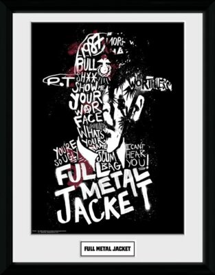 Full Metal Jacket 1987 R. Lee Ermey #2 Collector Print Frame Poster Bild Rahmen