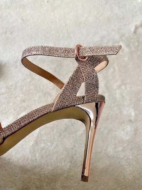 New look hotsell heels gold