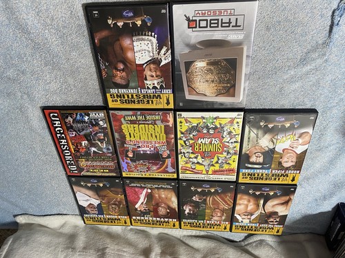 RF VIDEO ECW WWE TNA DVD LOT HARDCORE RARE 77 Sets 102 Total Discs Nice Shape - Picture 17 of 17