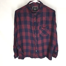 RAILS Shirt Size XS Flannel Blue Red Plaid Long Sleeve Button Front Soft