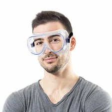 1/Pair Safety Goggles Over Glasses Lab Work Eye Protective Eyewear Clear Lens