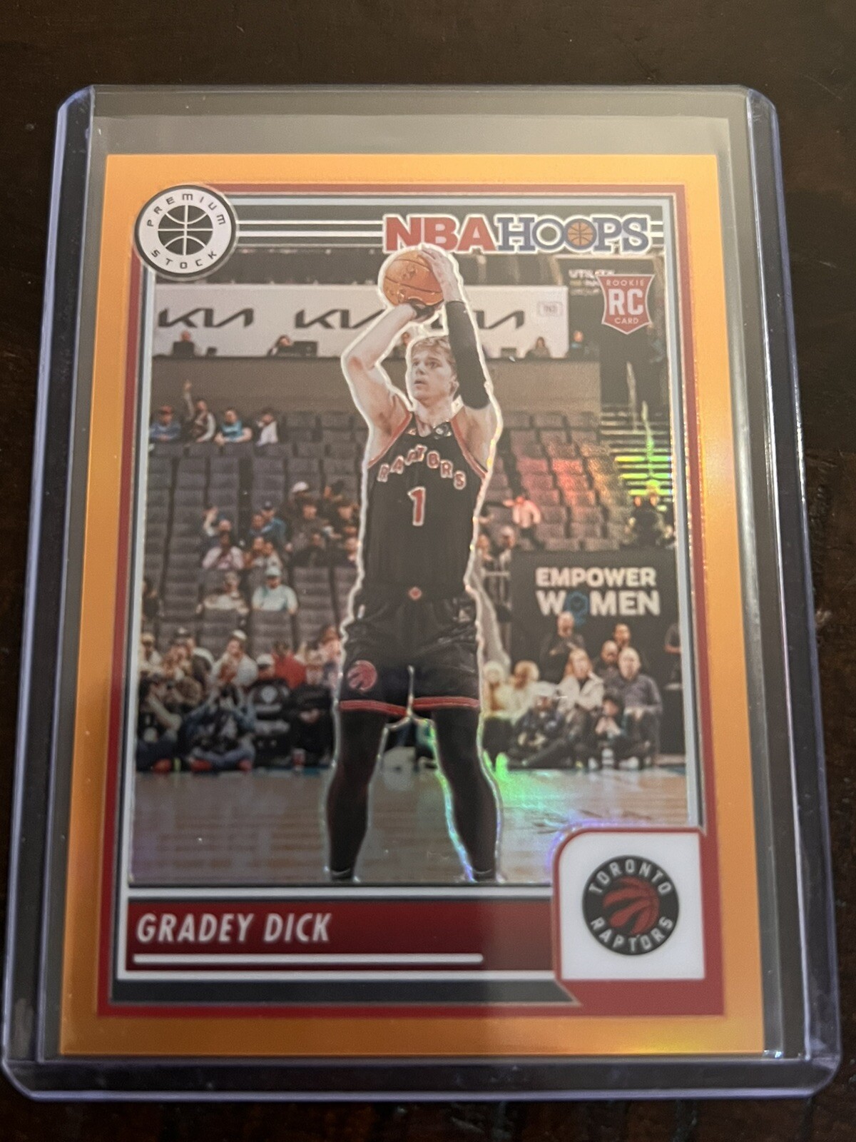 Gradey Dick 2023-24 Panini Premium Stock 269/299 Orange NBA Hoops RC #251