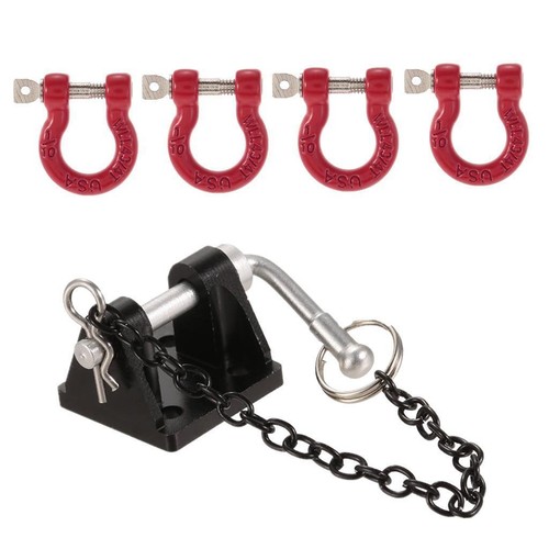 Chaîne De Remorquage Et Crochets Réalistes 1/10 Pour Crawler Off-road - Intégry - Argent