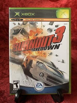 ~MANUAL ONLY~BIN372~~XBOX~ Burnout 3 Takedown