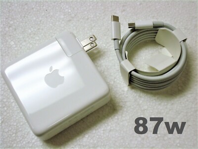 A1719 87W Charger with Cable for 2017 2018 2019 2020 2021 15'' 16''  MacBook Pro