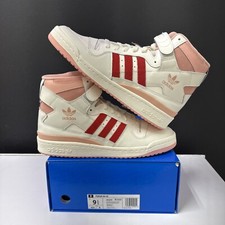 Adidas Forum 84 Hi Off White Pink Red