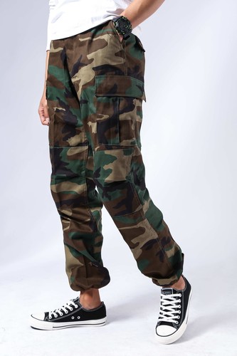 BACKBONE Mens Casual Camo Cargo Pants Military Combat Army Tactical BDU Pants - Picture 5 of 109