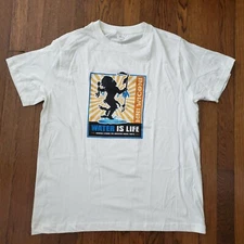 Native American Indian Southwestern Running T Shirt Tee Mens L Vintage Graphic