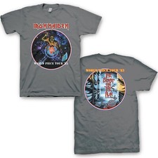 IRON MAIDEN cd lgo WORLD PIECE TOUR '83 Official SHIRT XL New beast on the run